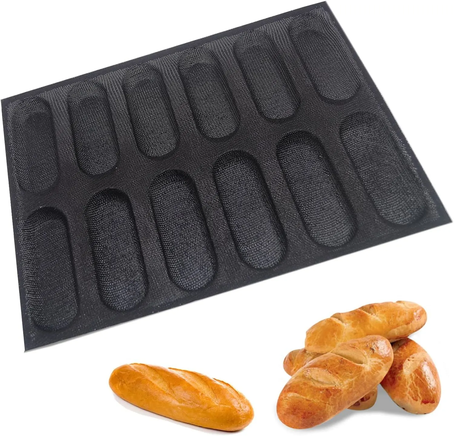 baguette pan silicone bread 1