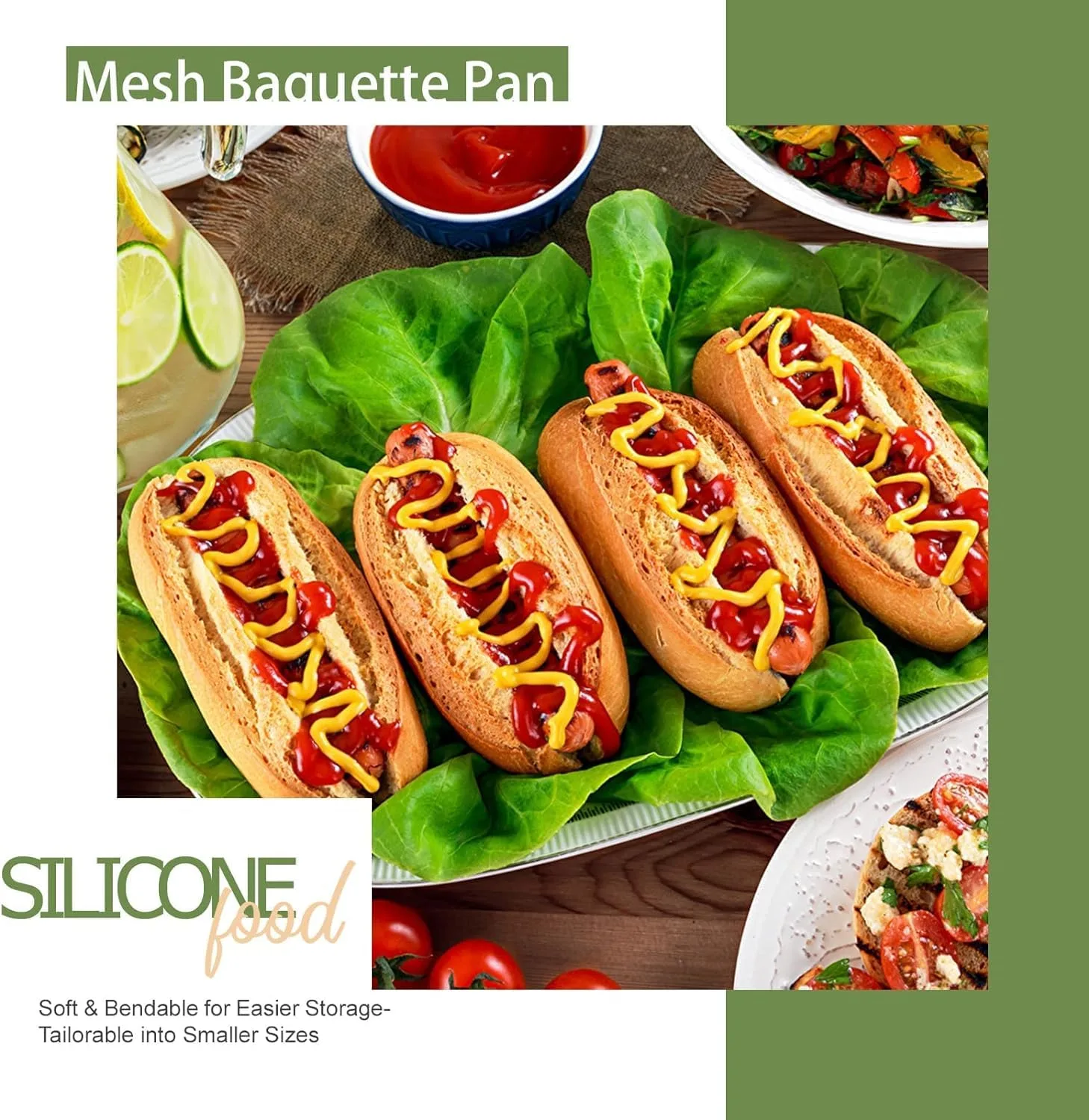 baguette pan silicone bread 3