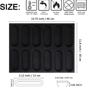 baguette pan silicone bread 7