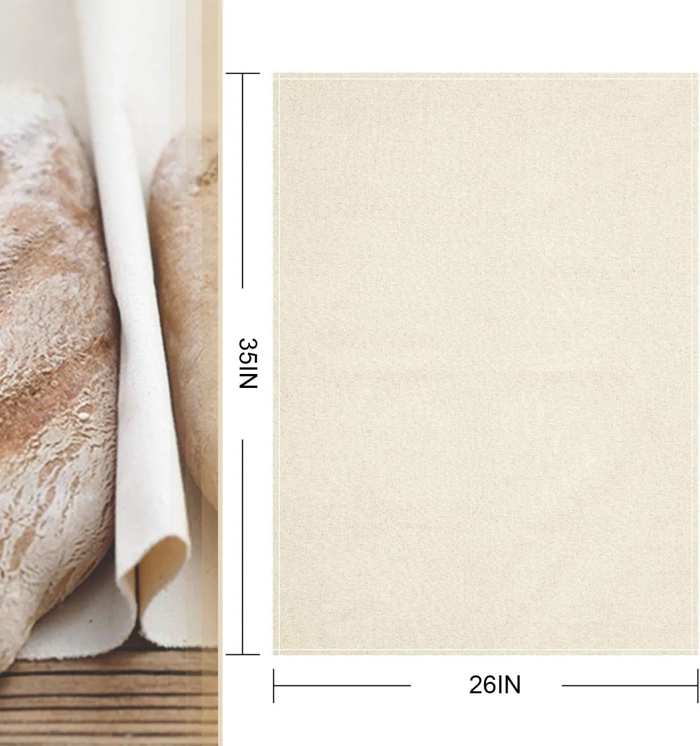 bakers couche linen cloth 2