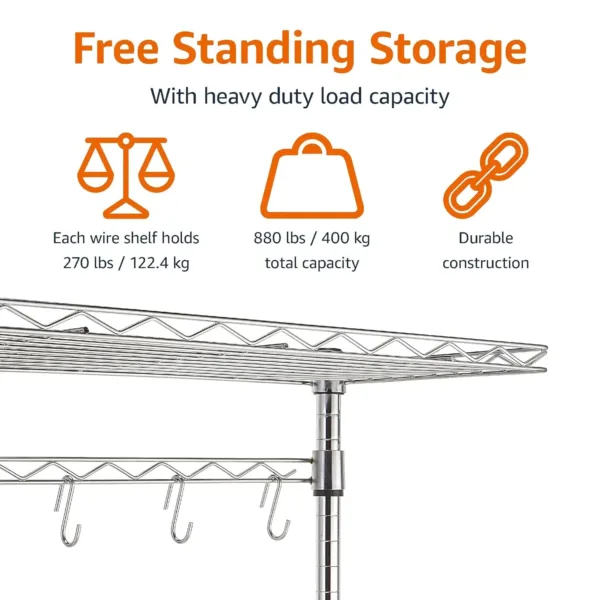 baker's rack kitchen storage 3