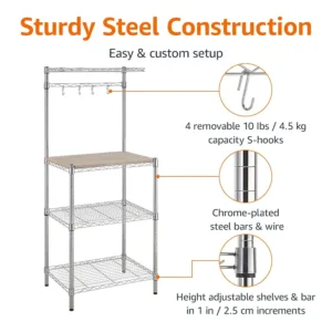 baker's rack kitchen storage 4