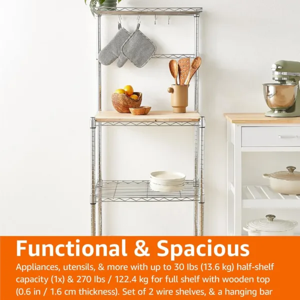 baker's rack kitchen storage 6