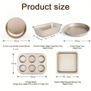 bakeware set nonstick baking 2