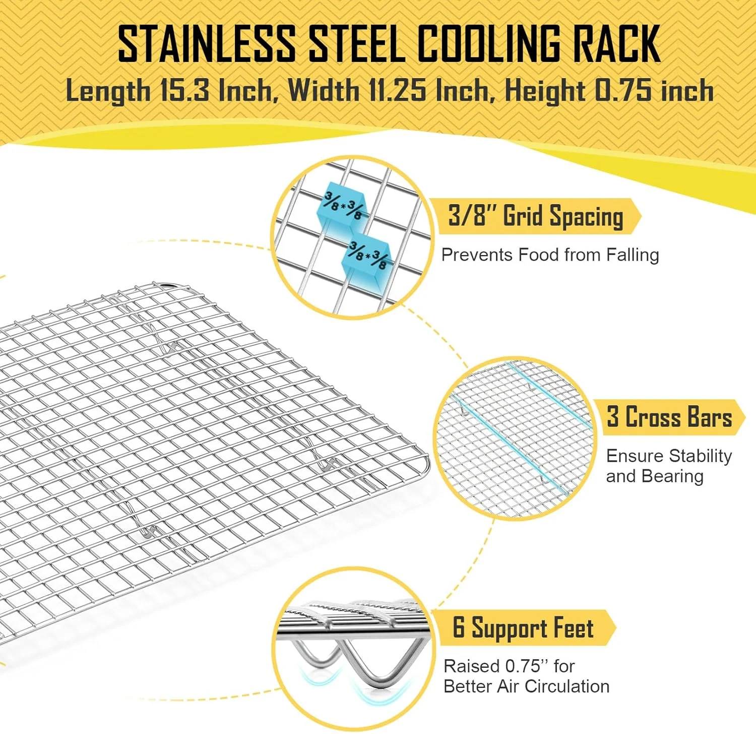 baking pan rack set 3