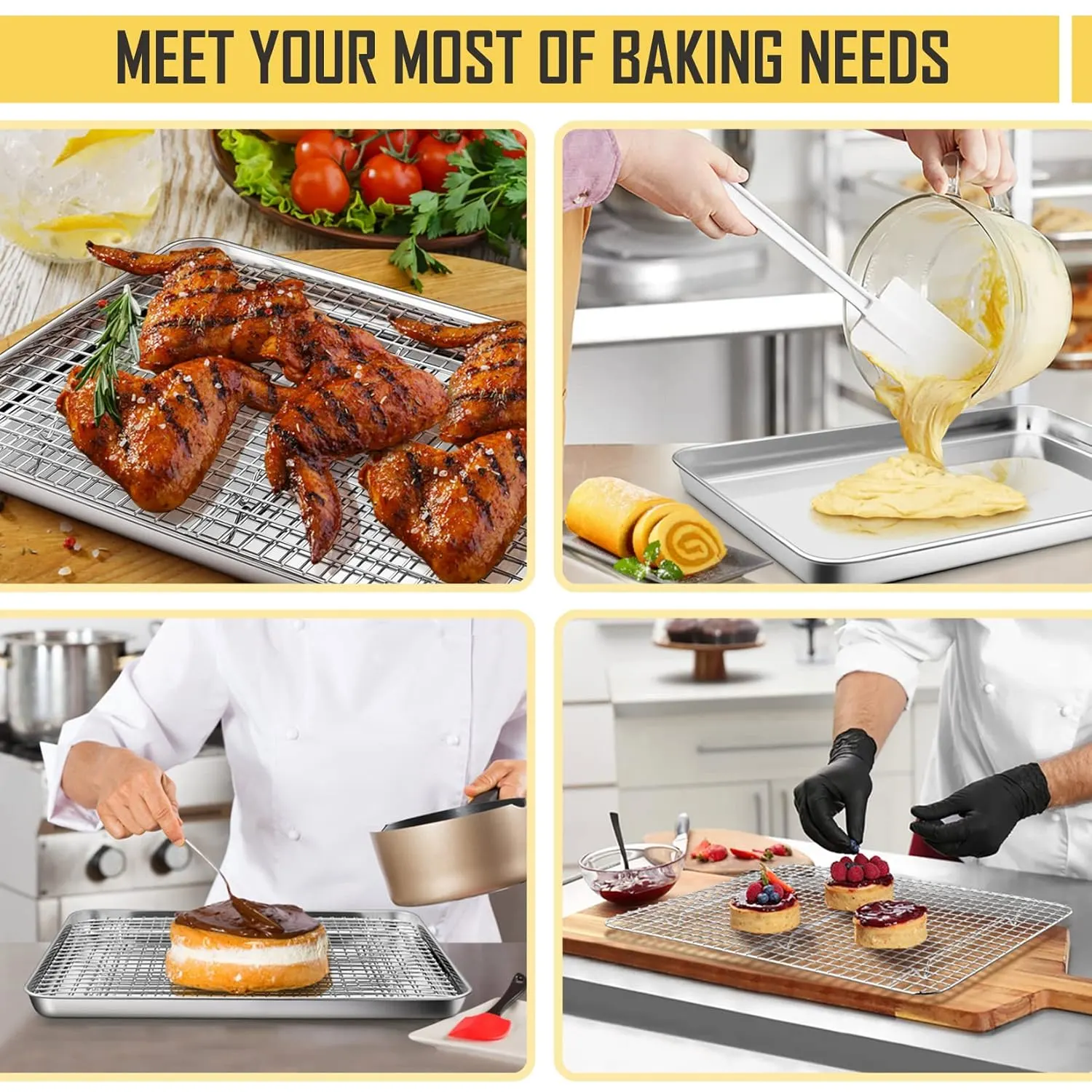 baking pan rack set 7