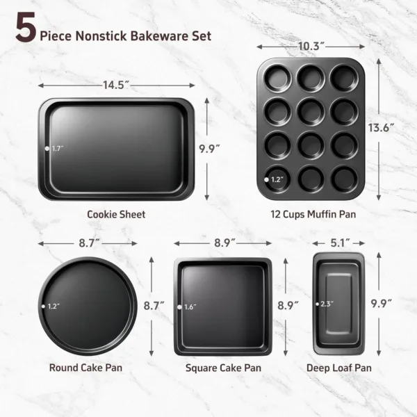 baking pans set 2