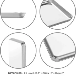 baking sheet set stainless 2