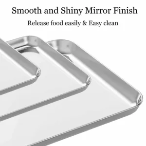 baking sheet set stainless 3