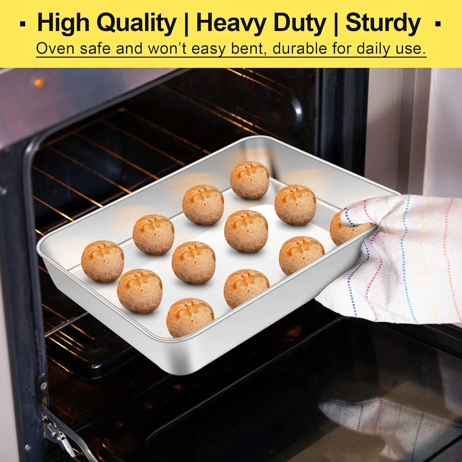 baking tray set stainless 5