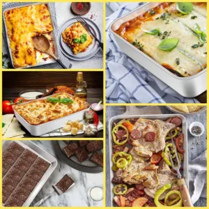 baking tray set stainless 6