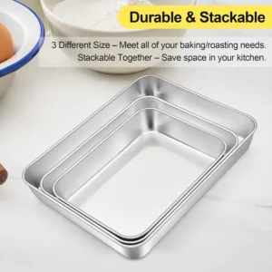 baking tray set stainless 7