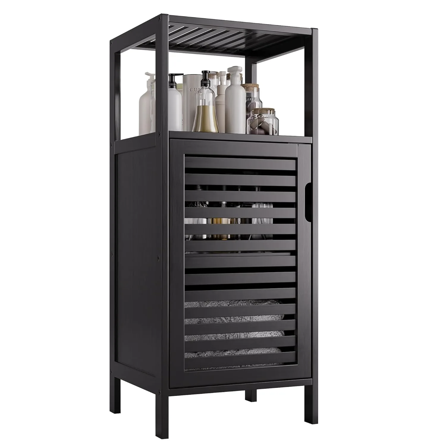 bamboo floor cabinet 1