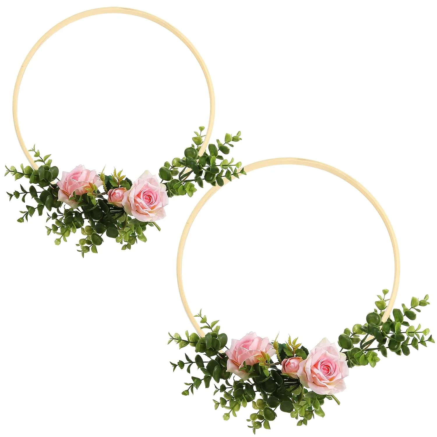bamboo floral hoops 2