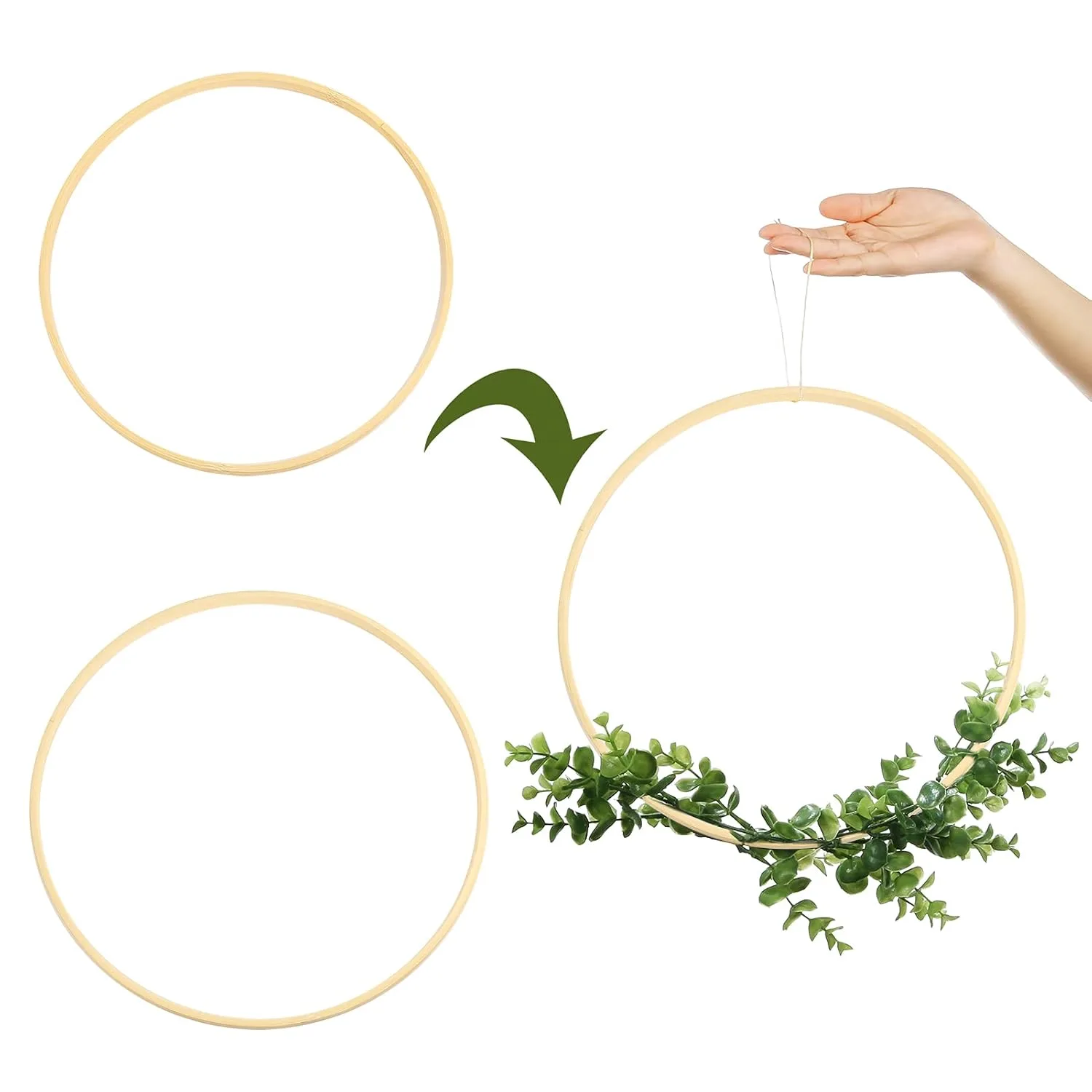 bamboo floral hoops 3