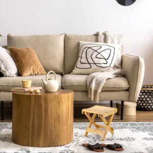 bamboo folding shower stool 2