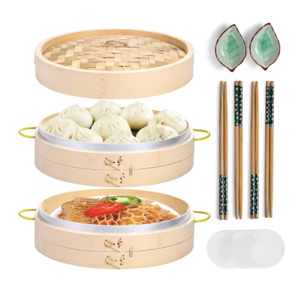 bamboo steamer basket 1