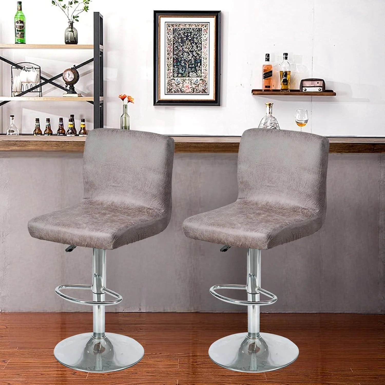 bar stool covers set 2