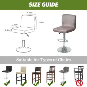 bar stool covers set 4