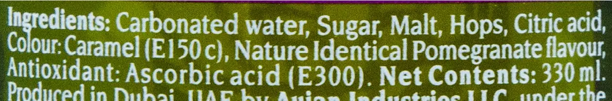 barbican pomegranate malt drink 7