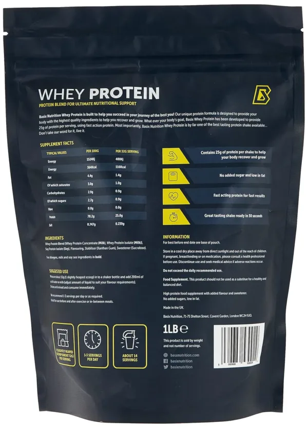 basix muscle whey 2
