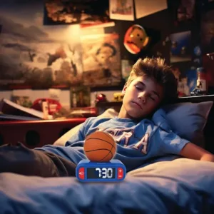 basketball alarm clock 5
