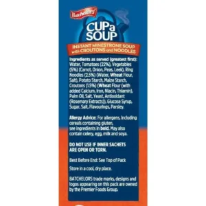 batchelors minestrone cup soup 6