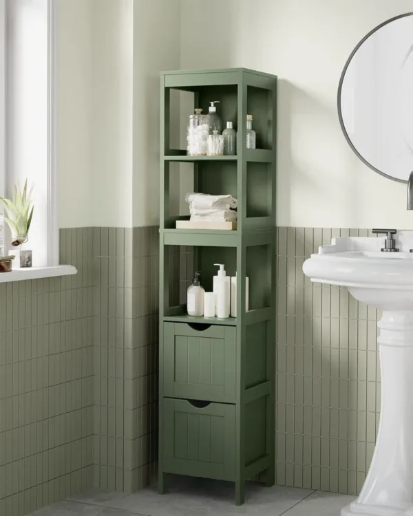 bathroom cabinet drawers 2