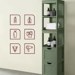 bathroom cabinet drawers 5