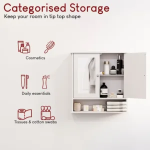 bathroom cabinet mirrored door 4