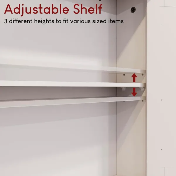 bathroom cabinet mirrored door 5