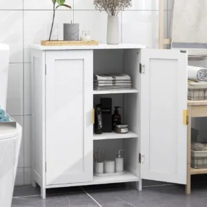 bathroom cabinet white 1