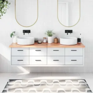 bathroom countertop solid wood 2