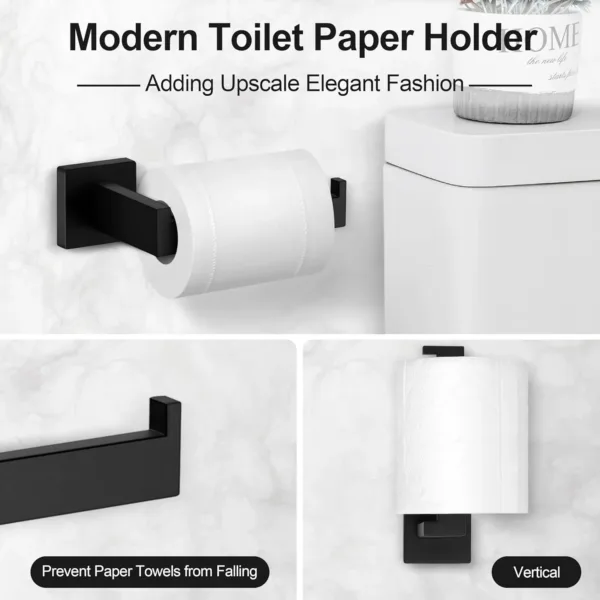 bathroom hardware set matte 5