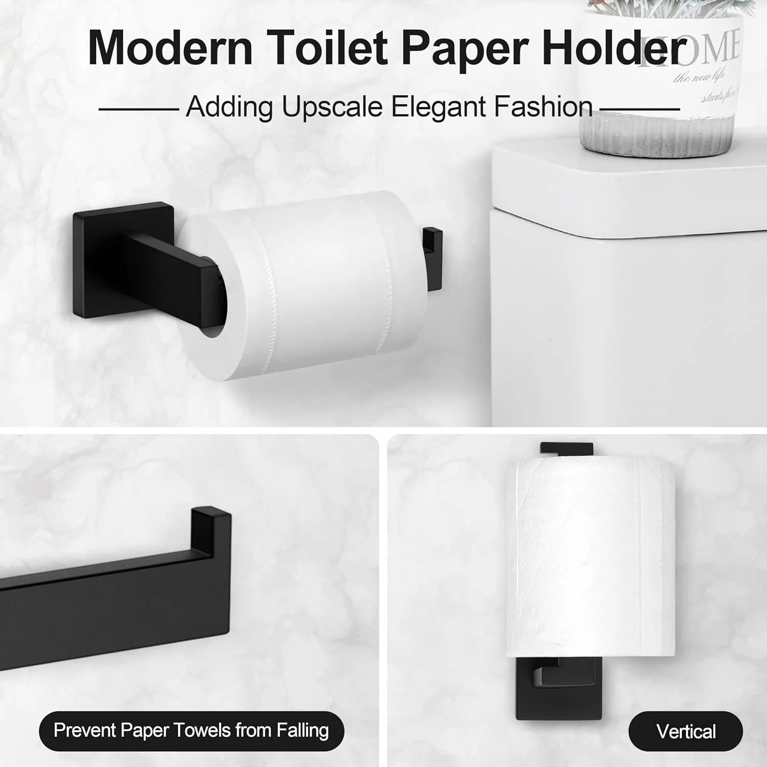 bathroom hardware set matte 5