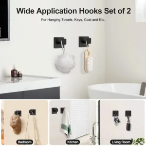 bathroom hardware set matte 6