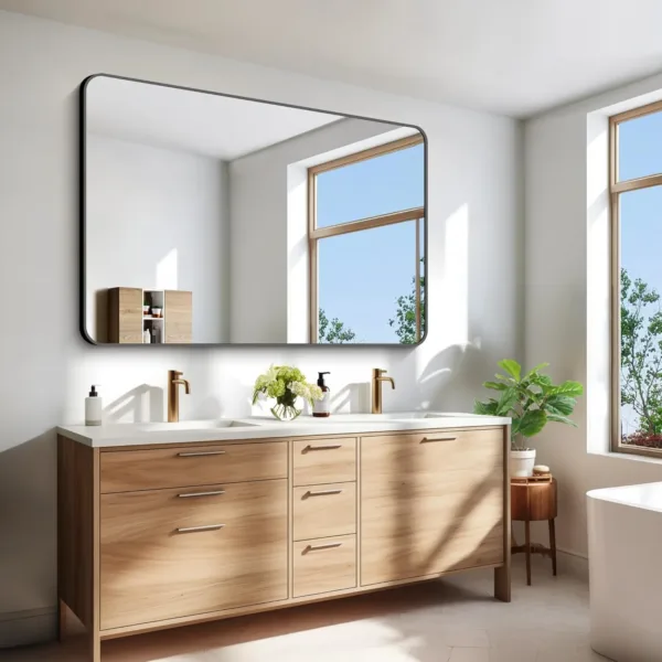 bathroom mirror black 2