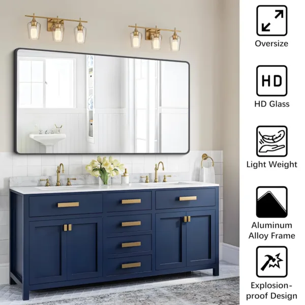 bathroom mirror black 5