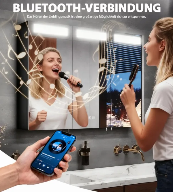 bathroom mirror cabinet led 4