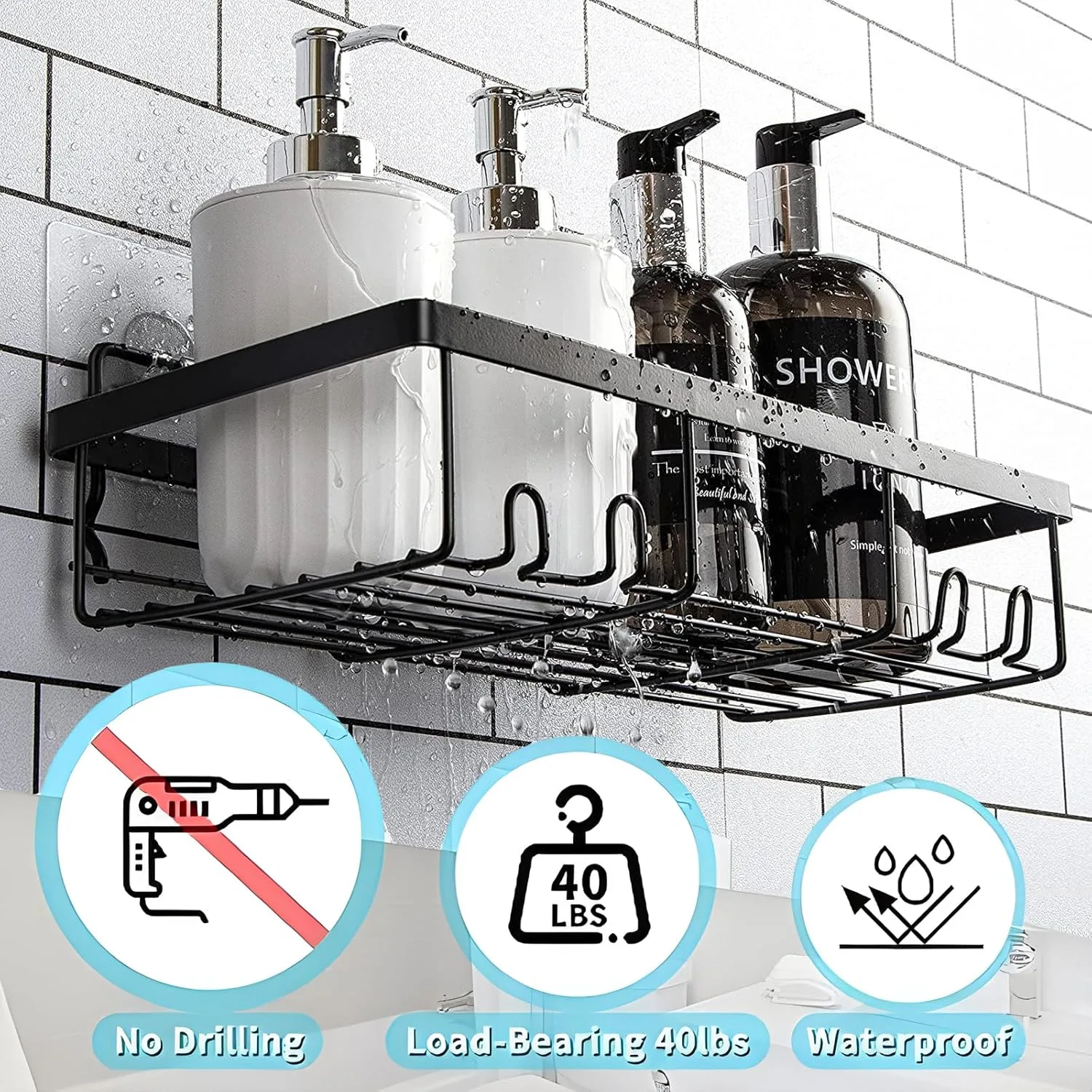 bathroom shelf pack 4