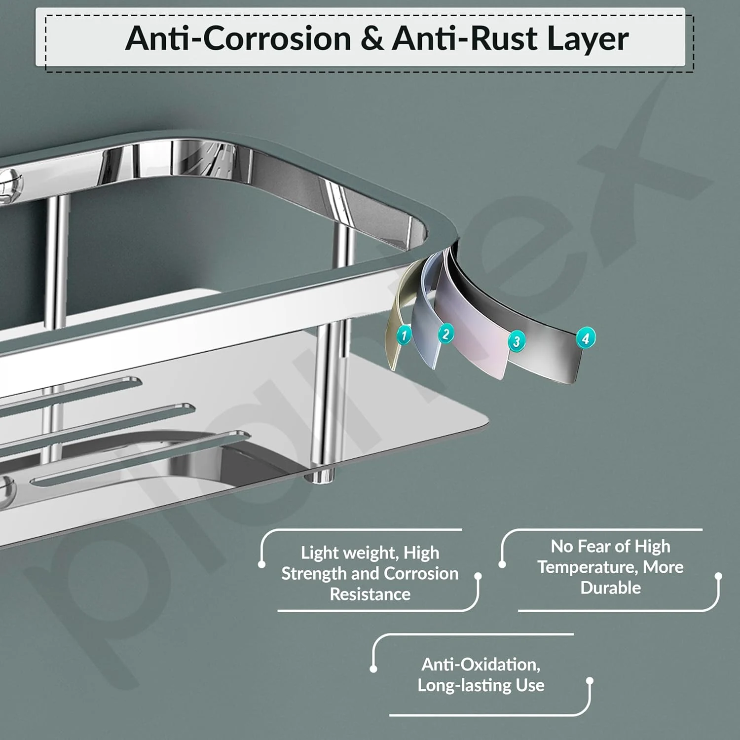 bathroom shelf stainless steel 5