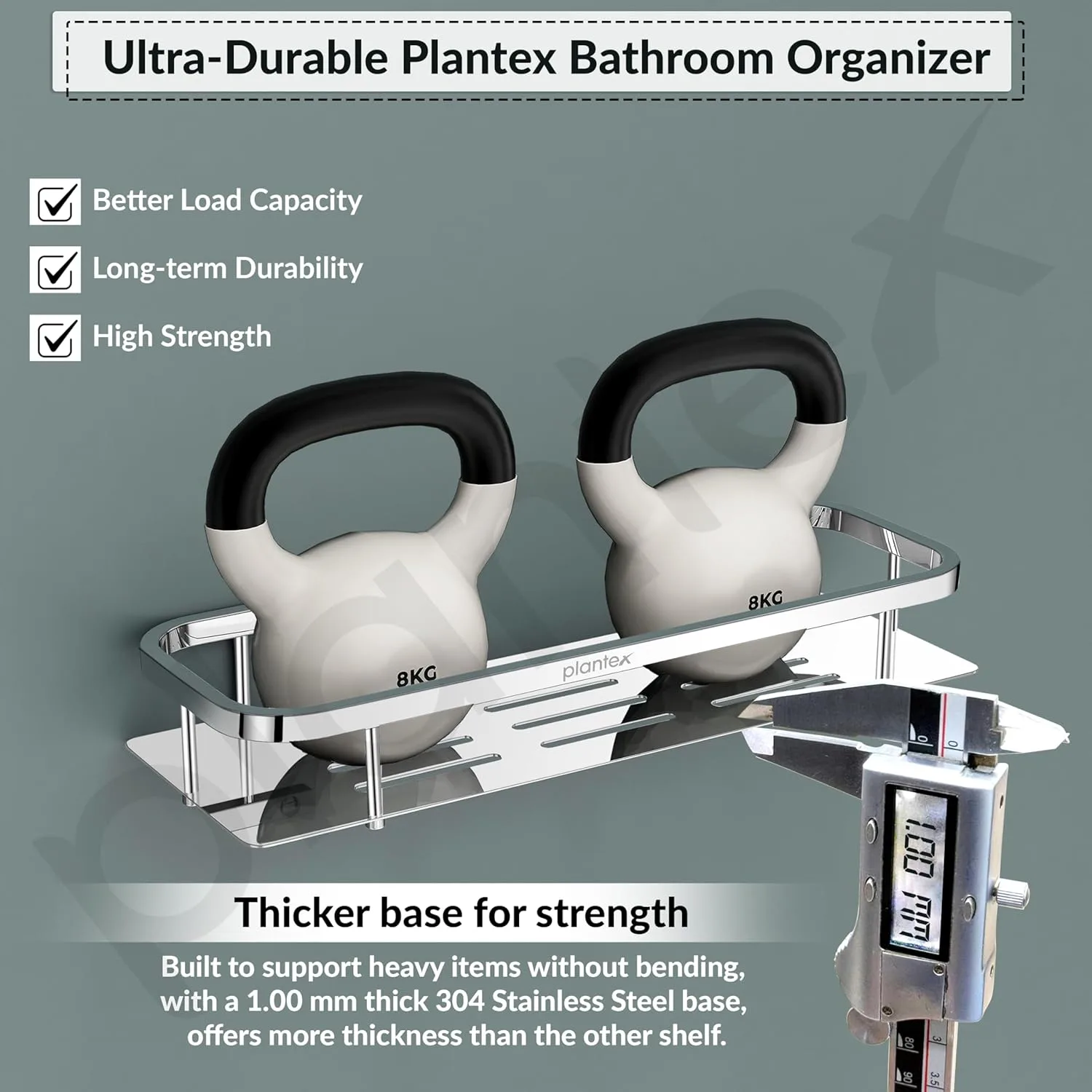 bathroom shelf stainless steel 6