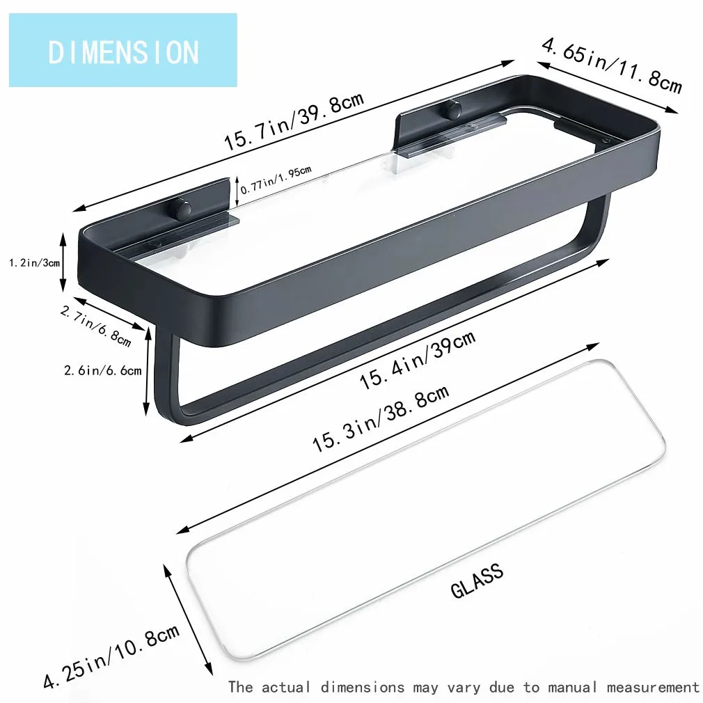 bathroom shelf tempered glass 3