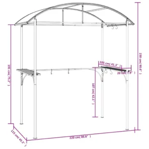 bbq gazebo shelves 3