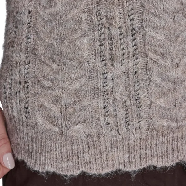 bcbg cable knit sweater 4