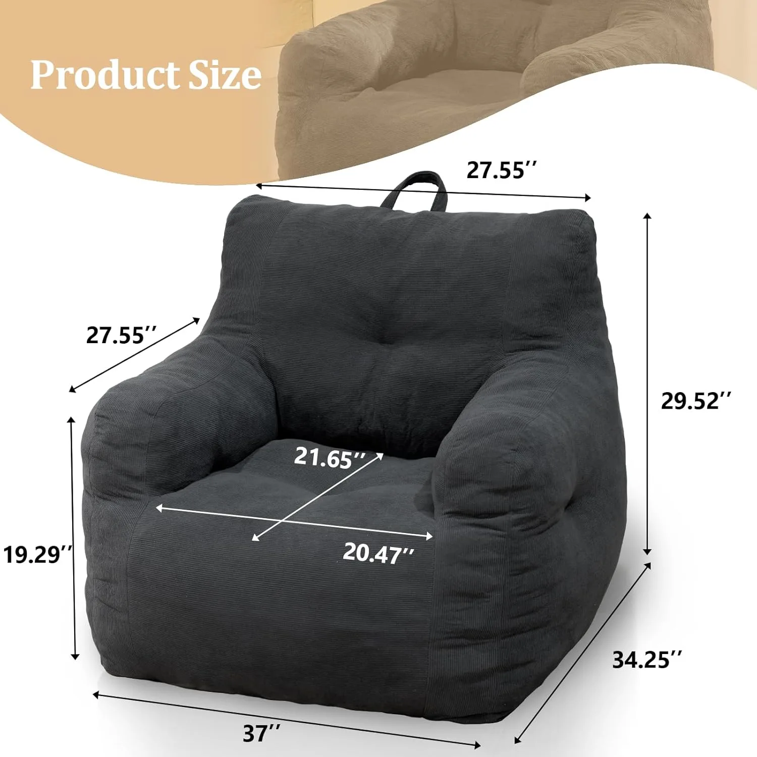 bean bag chair adult 2