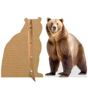 bear cardboard cutout standup 3