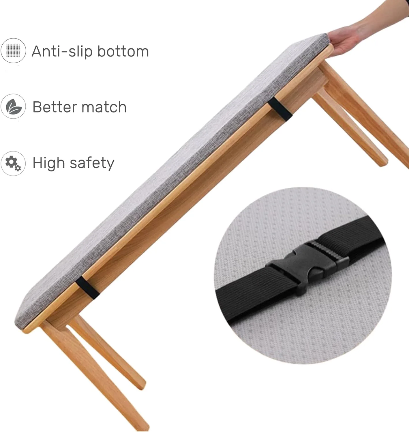 bed cushion rectangle sponge 6