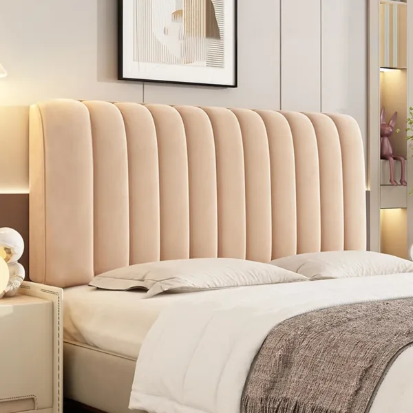 bed headboard cover khaki 1