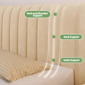 bed headboard cover khaki 5